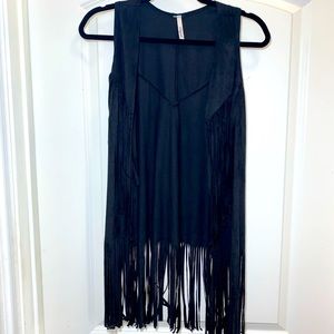 Stunning soft fringe women’s  vest